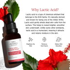 Juicy Chemistry 5% Lactic Acid + 3% Flower Acids Face Serum | Grocsy