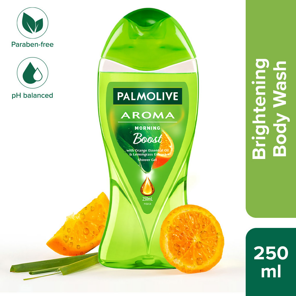 Palmolive Orange Essential Oil & Lemongrass Aroma Morning Boost Body Wash | Grocsy