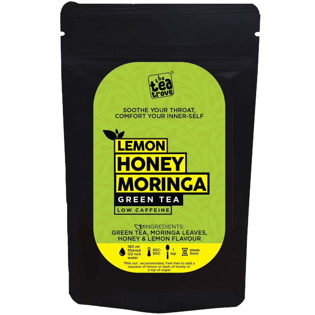 The Tea Trove - Lemon Honey Moringa Green Tea | Grocsy