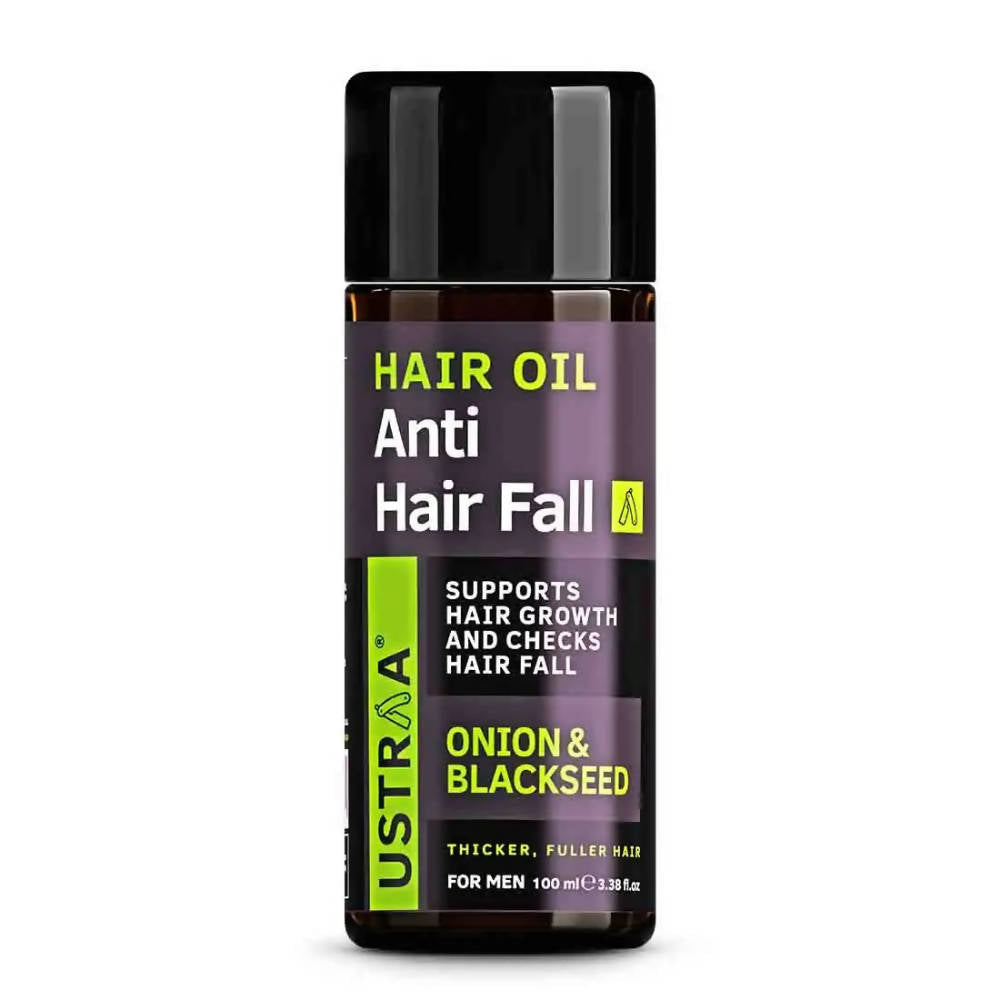 Ustraa Hair Oil Anti Hair Fall With Onion & Blackseed | Grocsy