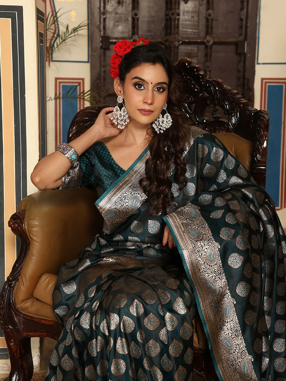Shree Shyam Fashion Torque Silk Saree | Grocsy
