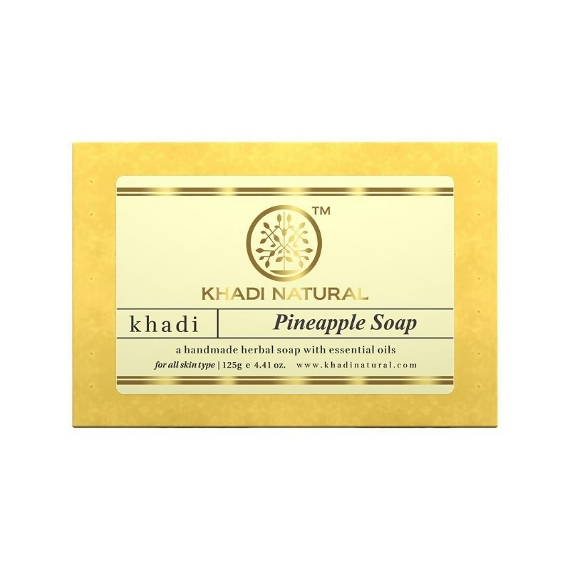 Khadi Natural Pineapple Handmade Soap | Grocsy