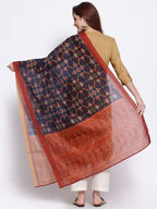 Myshka Women's Fashion Multi Cotton Silk Printed Casual Dupatta | Grocsy