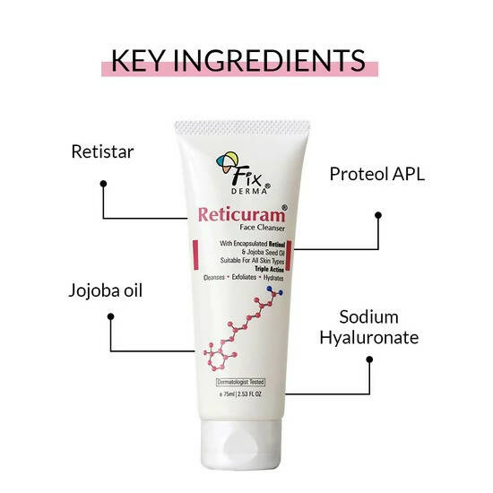 Fixderma Reticuram Face Cleanser | Grocsy