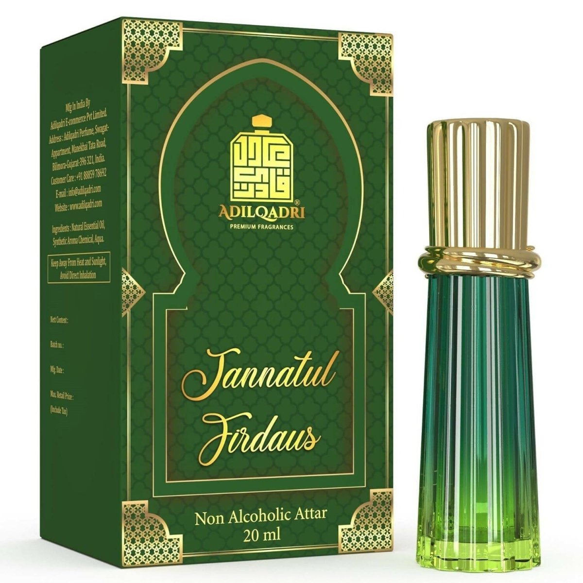 AdilQadri Jannatul Firdous Luxury Attar Perfume | Grocsy
