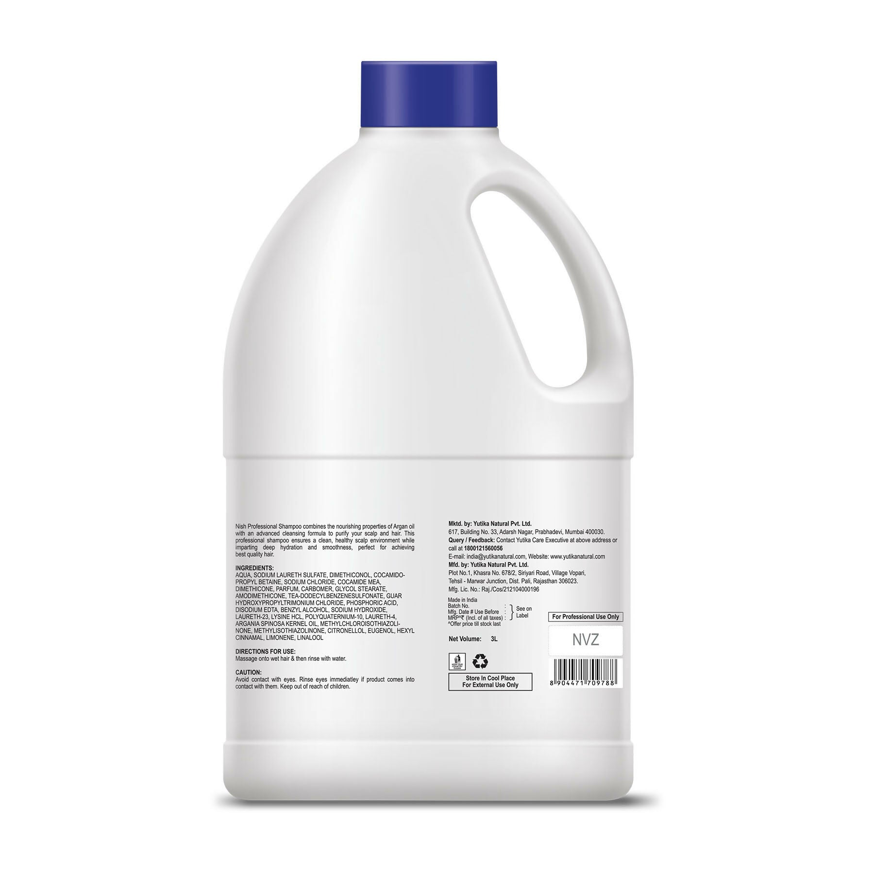 Nish Professional Daily Care Nourishing Shampoo | Grocsy