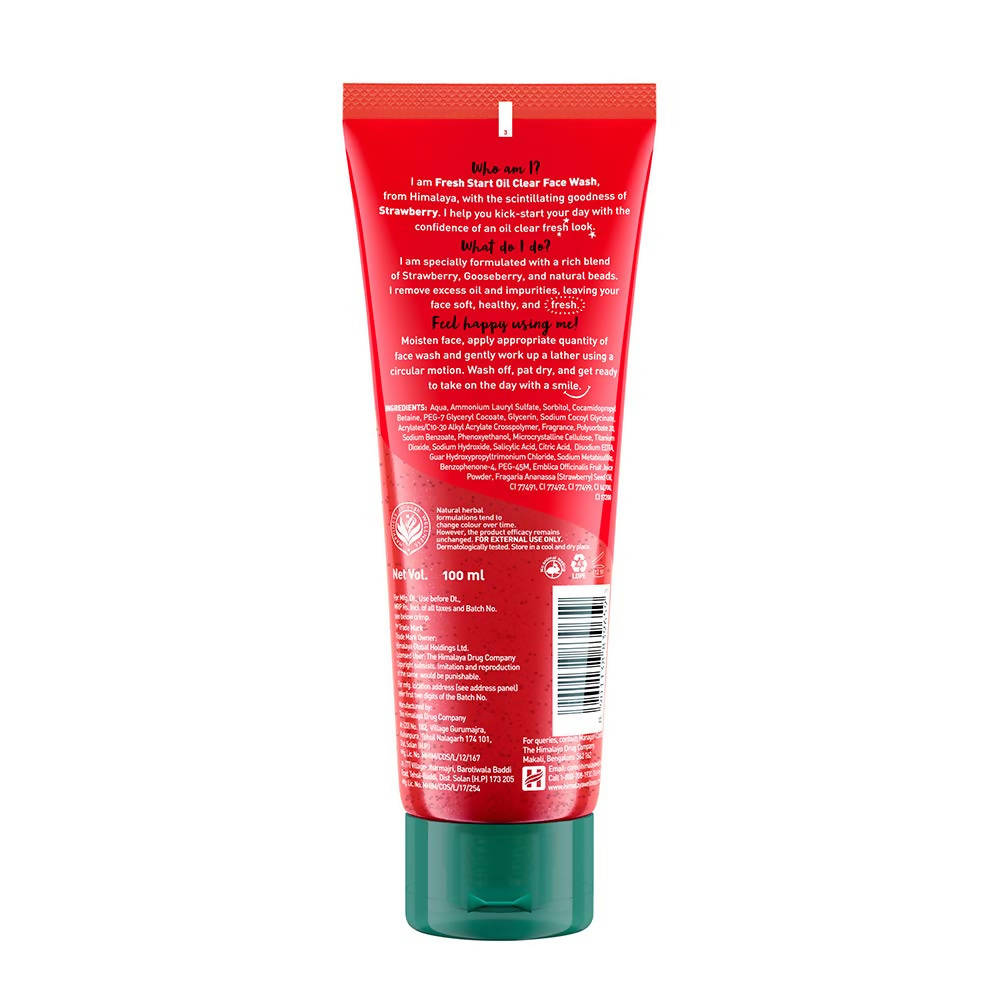 Himalaya Herbals Fresh Start Oil Clear Face Wash Strawberry | Grocsy