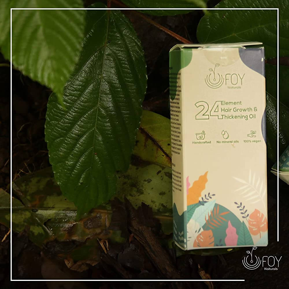 FOY Naturals 24 Element Hair Growth & Thickening Hair Oil | Grocsy