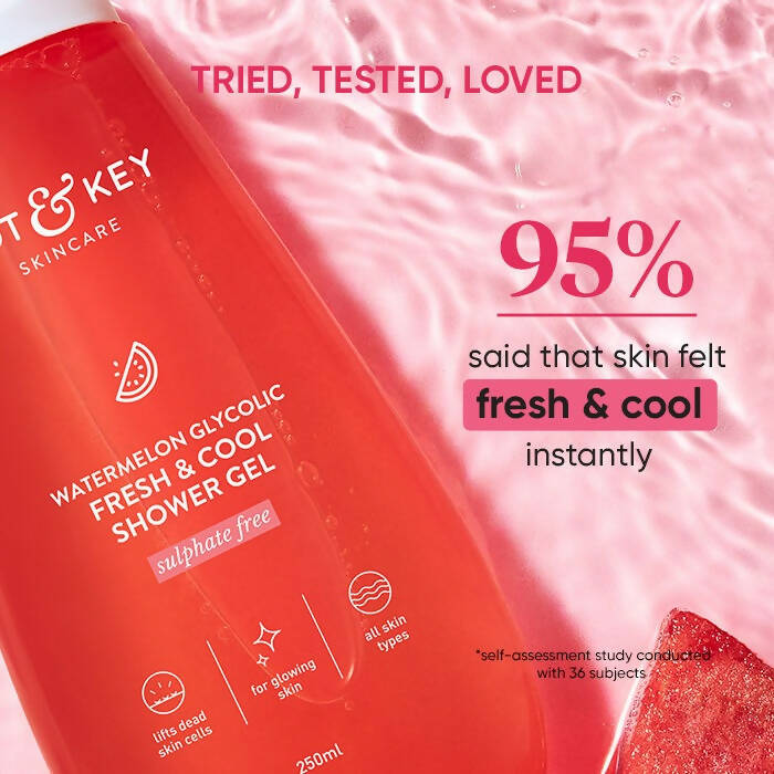 Dot & Key Watermelon Glycolic Fresh & Cool Shower Gel | Grocsy