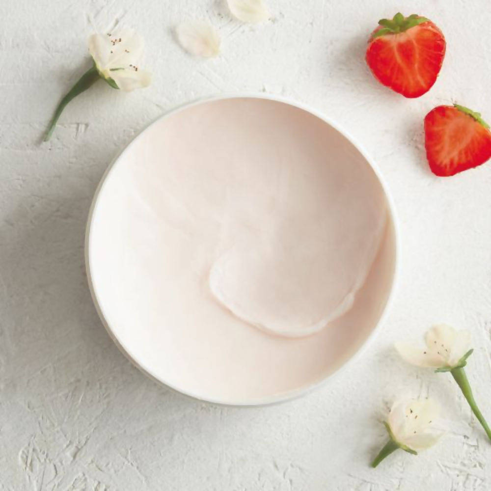 The Body Shop Japanese Cherry Blossom Strawberry Kiss Body Cream | Grocsy