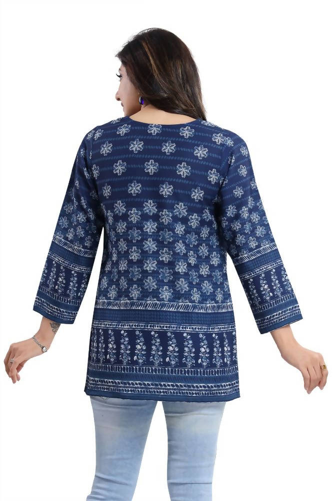 Snehal Creations Winner Summer Cool Printed Tunic Top | Grocsy