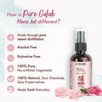 Nat Habit Fresh Distilled Rose Flora Jal | Grocsy