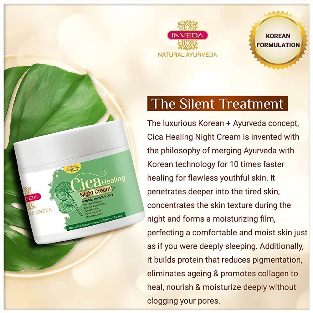 Inveda Cica Healing Night Cream | Grocsy