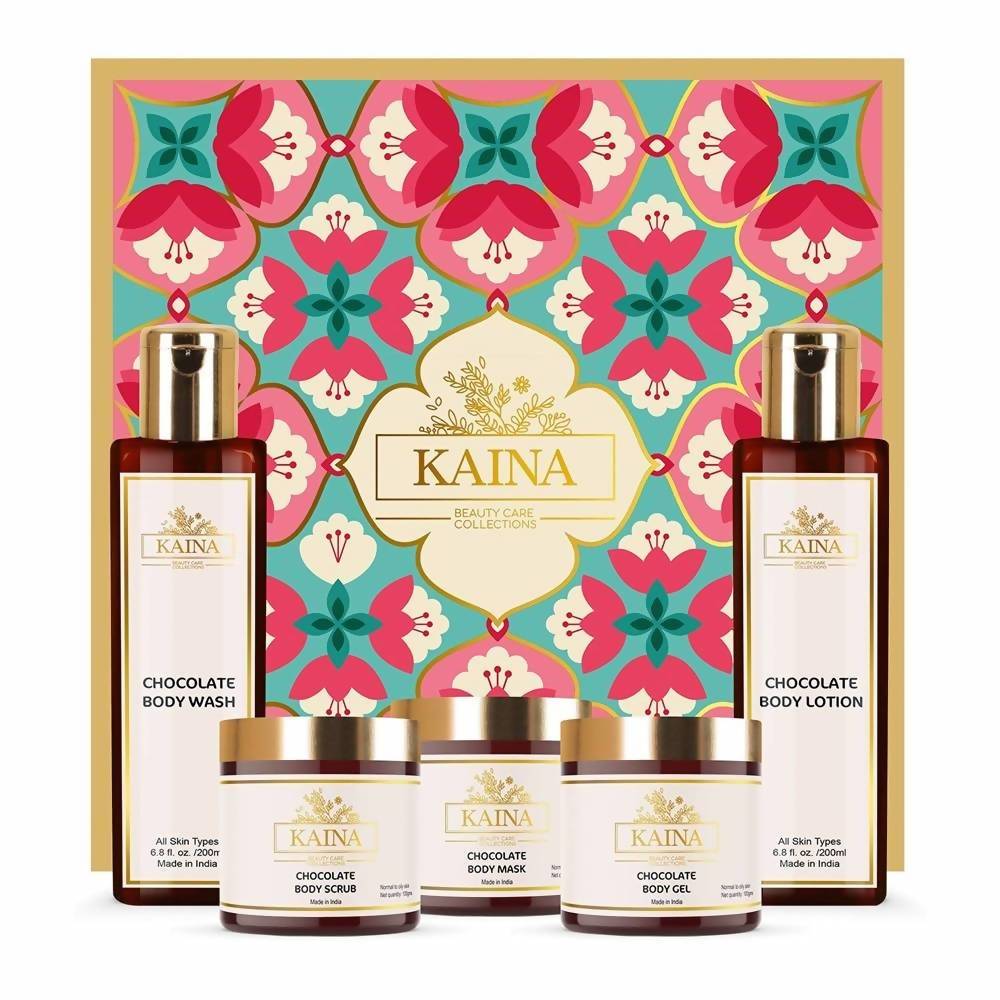 Kaina Chocolate Body Polishing Kit (Set of 5) | Grocsy