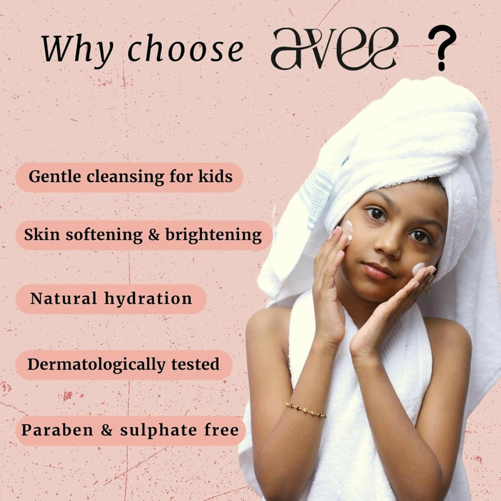 Avee Kids Body Wash for Kids 5-12 Yrs, Gentle & Hydrating, Leaves Skin Soft & Bright | Grocsy