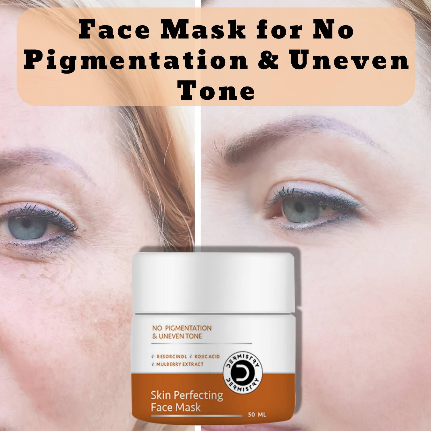Dermistry Skin Perfecting Face Mask & Skin Perfecting Face Serum | Grocsy