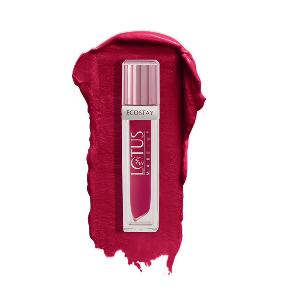 Lotus Make-Up Ecostay Matte Lip Lacquer - Rose Bloom (4 Gm) | Grocsy