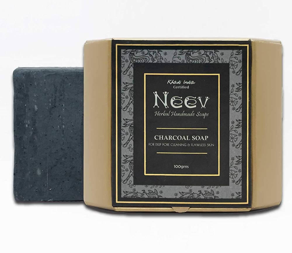 Neev Herbal Handmade Charcoal Soap | Grocsy