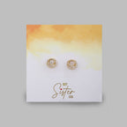 Gold-Polished Cz Pineapple Drop Earring For Women - Wahe Jewels - Swadesiicart