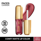 Faces Canada Comfy Matte Liquid Lipstick-Fixed It For You 11 | Grocsy