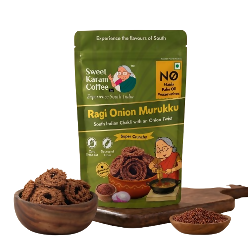 Sweet Karam Coffee Ragi Onion Murukku | Grocsy