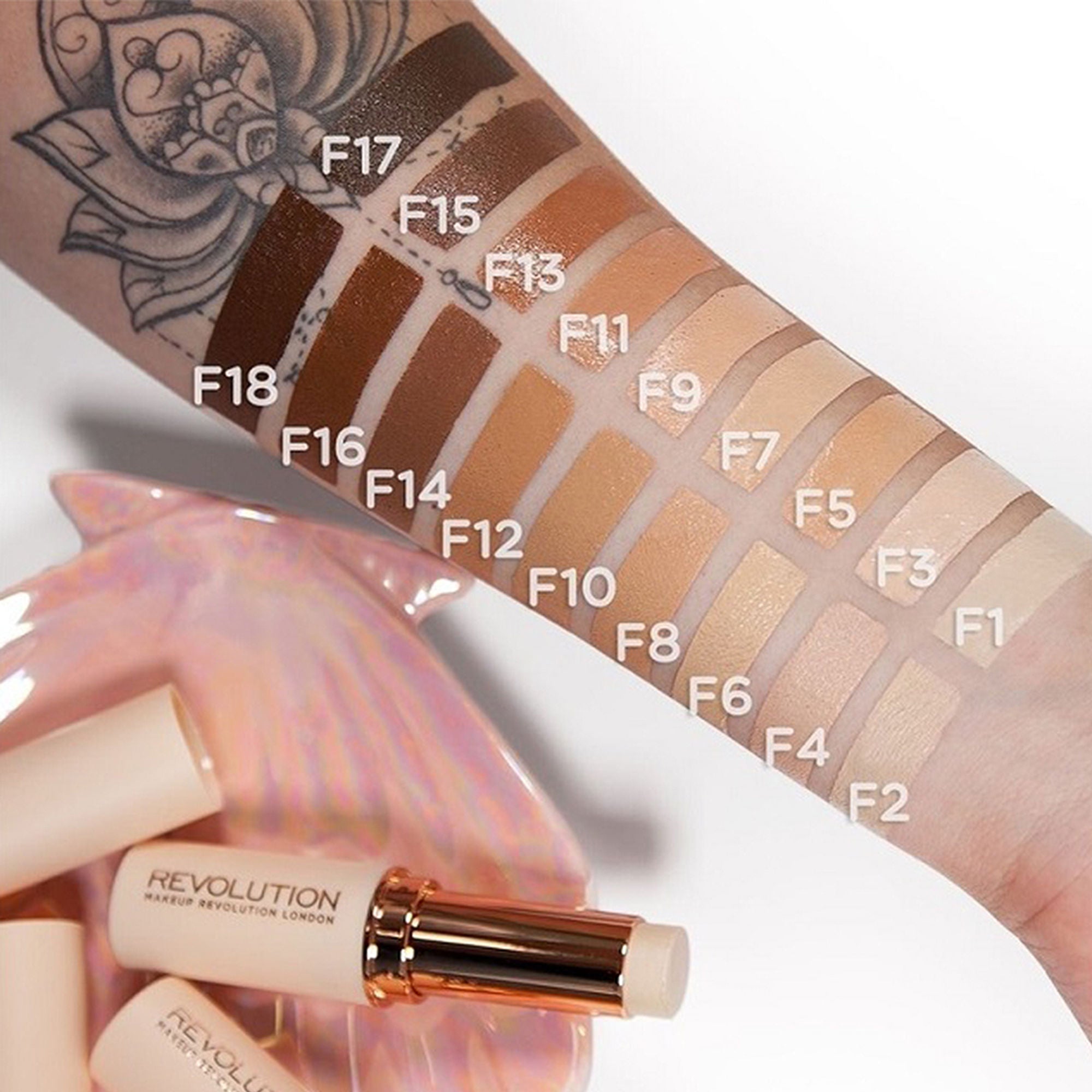 Makeup Revolution Fast Base Stick Foundation - F12 | Grocsy