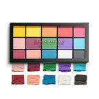 Makeup Revolution Reloaded Eyeshadow Palette-15 Smooth & Rich Shade-High Pay Off Formula - Marvellous Mattes | Grocsy
