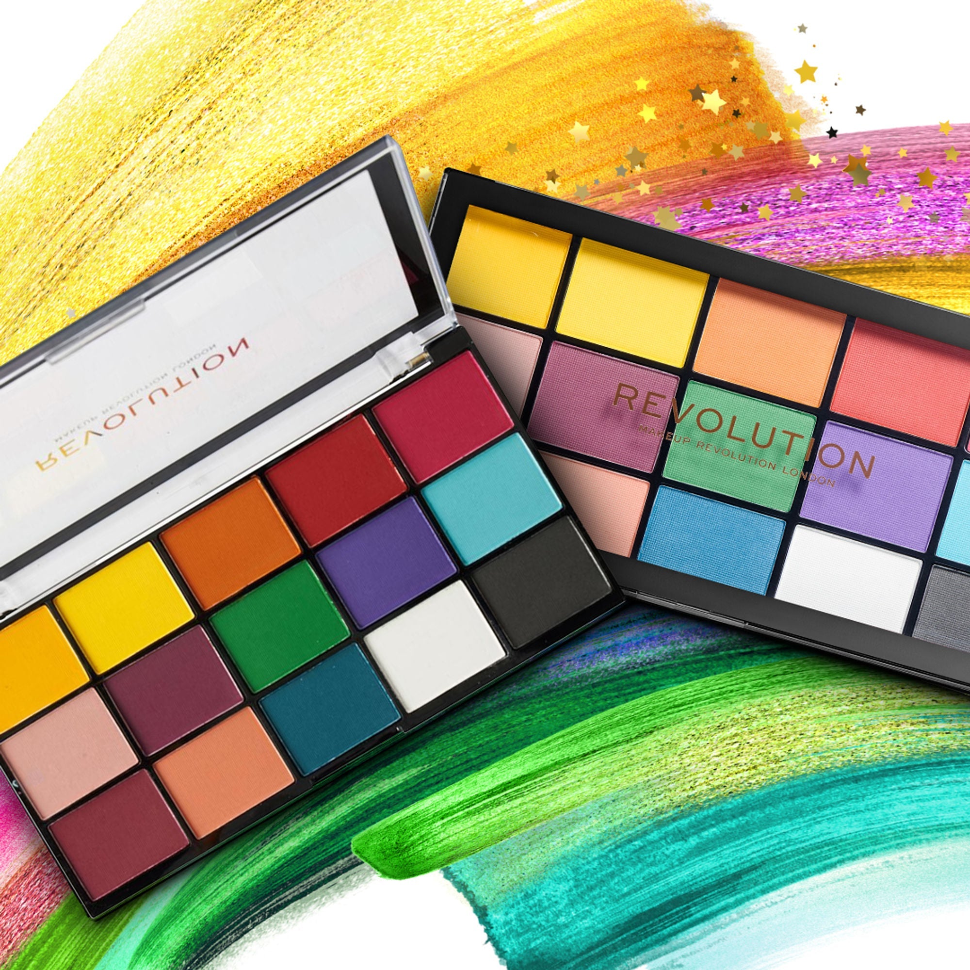 Makeup Revolution Reloaded Eyeshadow Palette-15 Smooth & Rich Shade-High Pay Off Formula - Marvellous Mattes | Grocsy