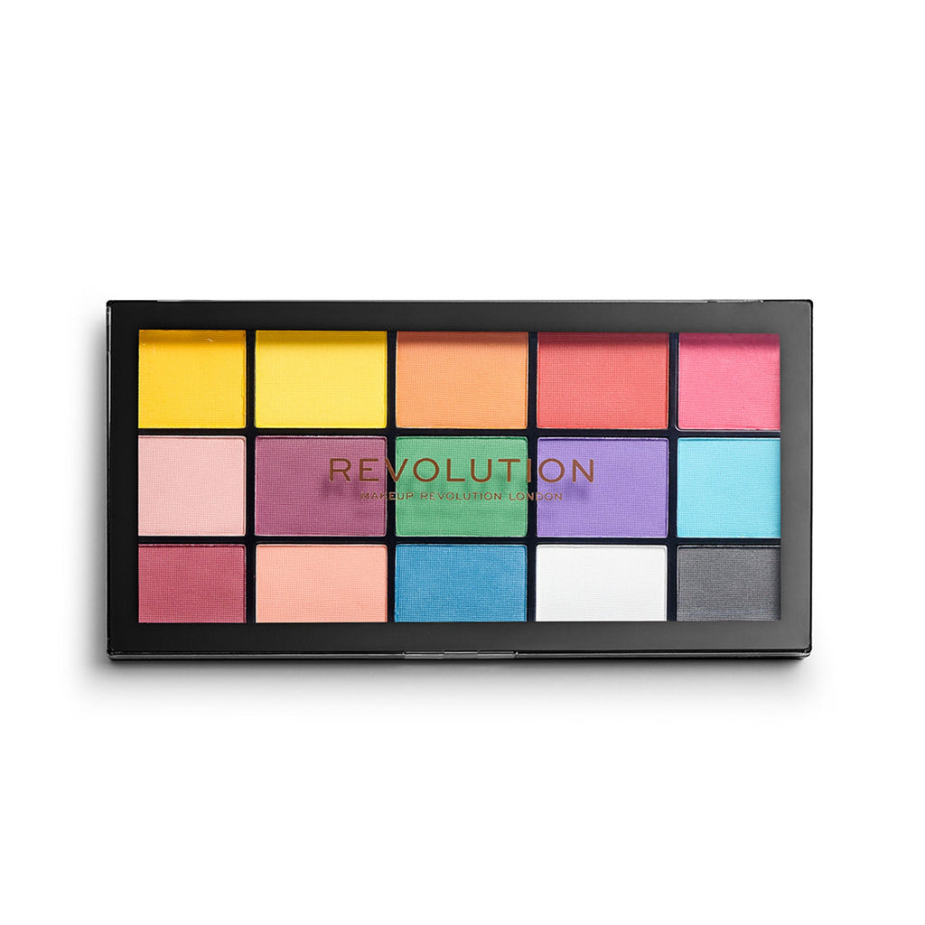 Makeup Revolution Reloaded Eyeshadow Palette-15 Smooth & Rich Shade-High Pay Off Formula - Marvellous Mattes | Grocsy