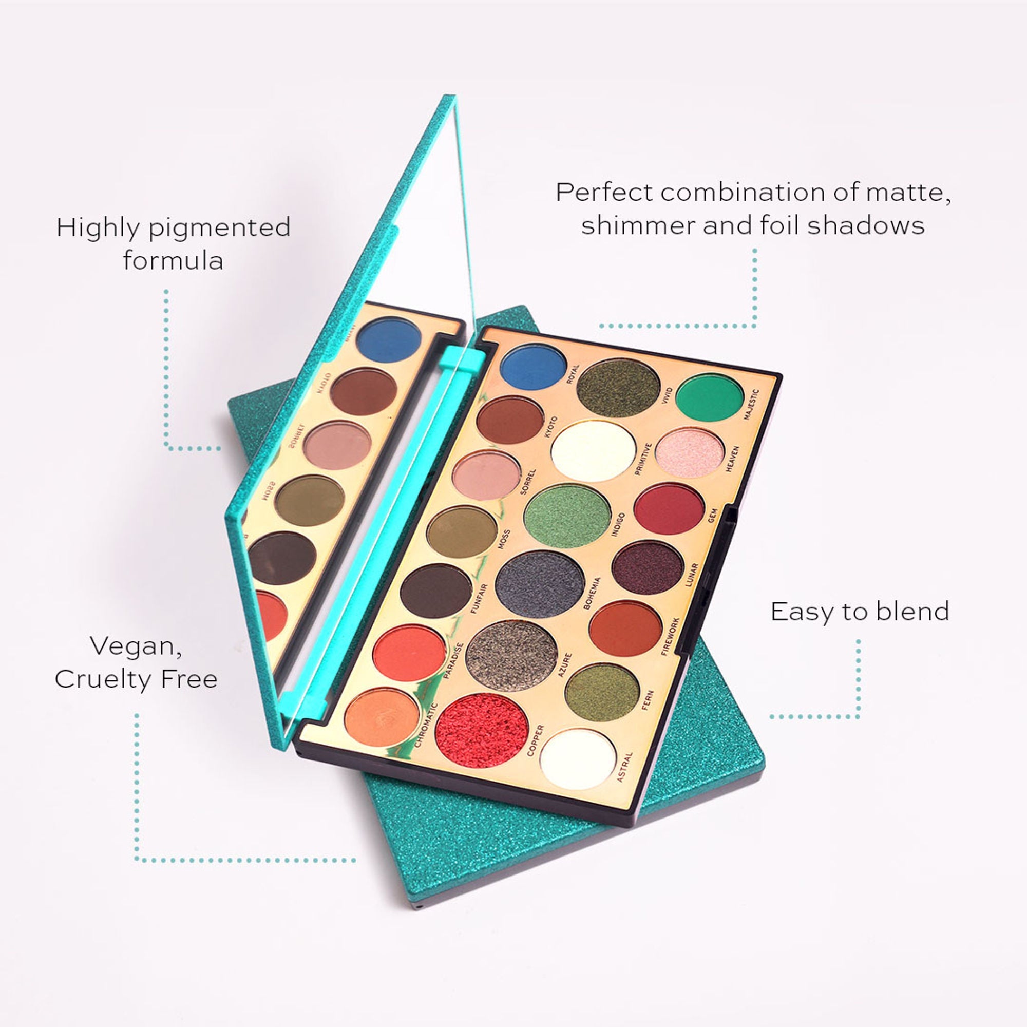 Makeup Revolution Precious Stone Shadow Palette - Emerald | Grocsy