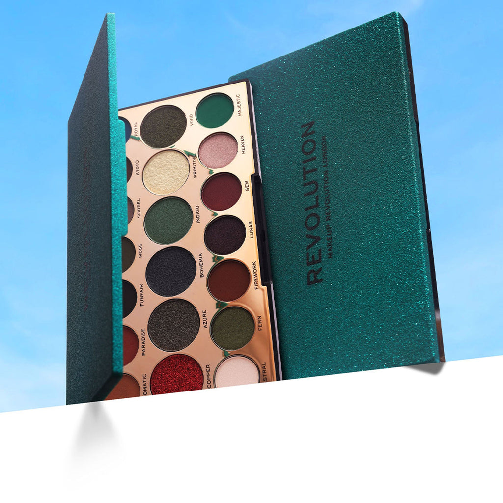 Makeup Revolution Precious Stone Shadow Palette - Emerald | Grocsy