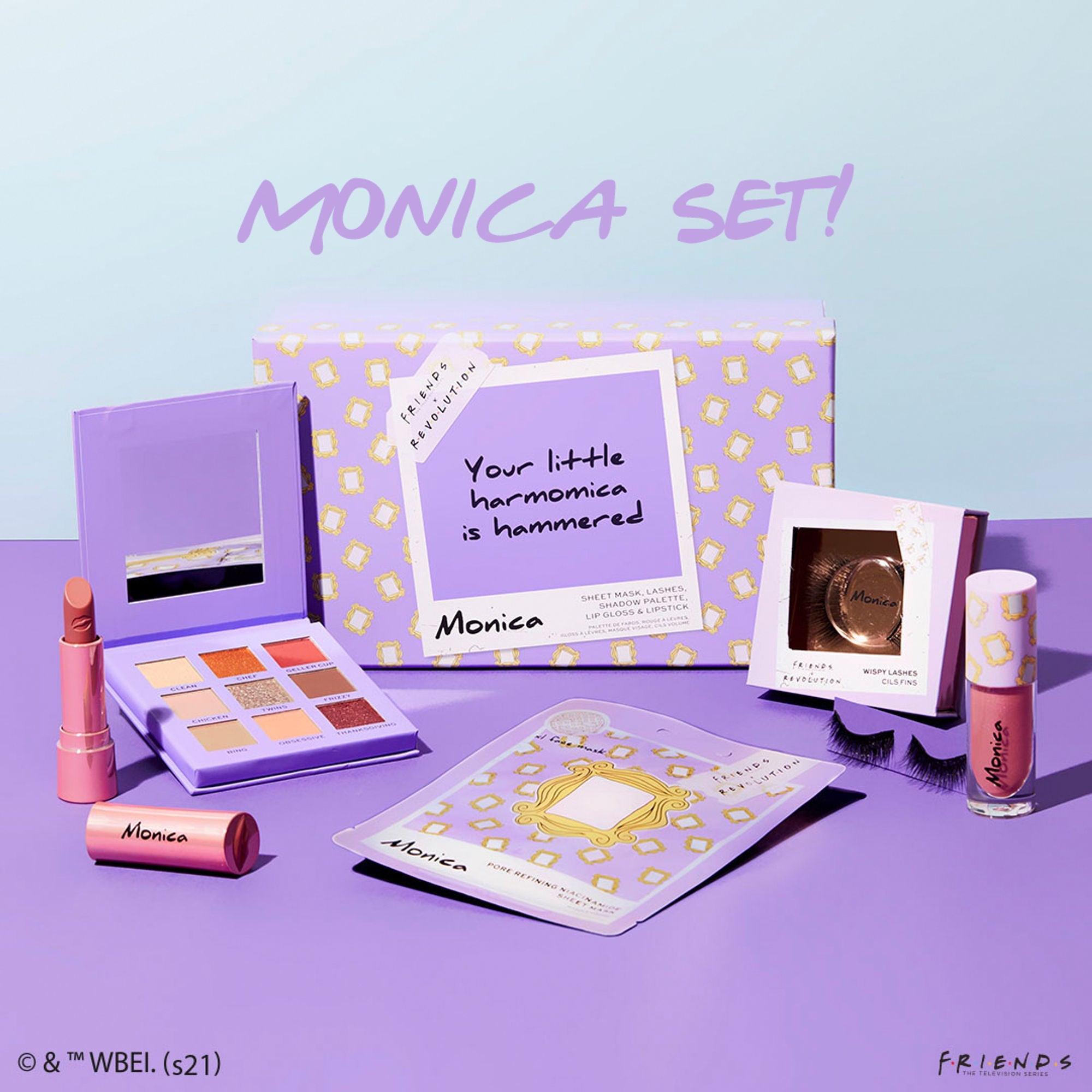 Makeup Revolution X Friends Palette - Monica | Grocsy