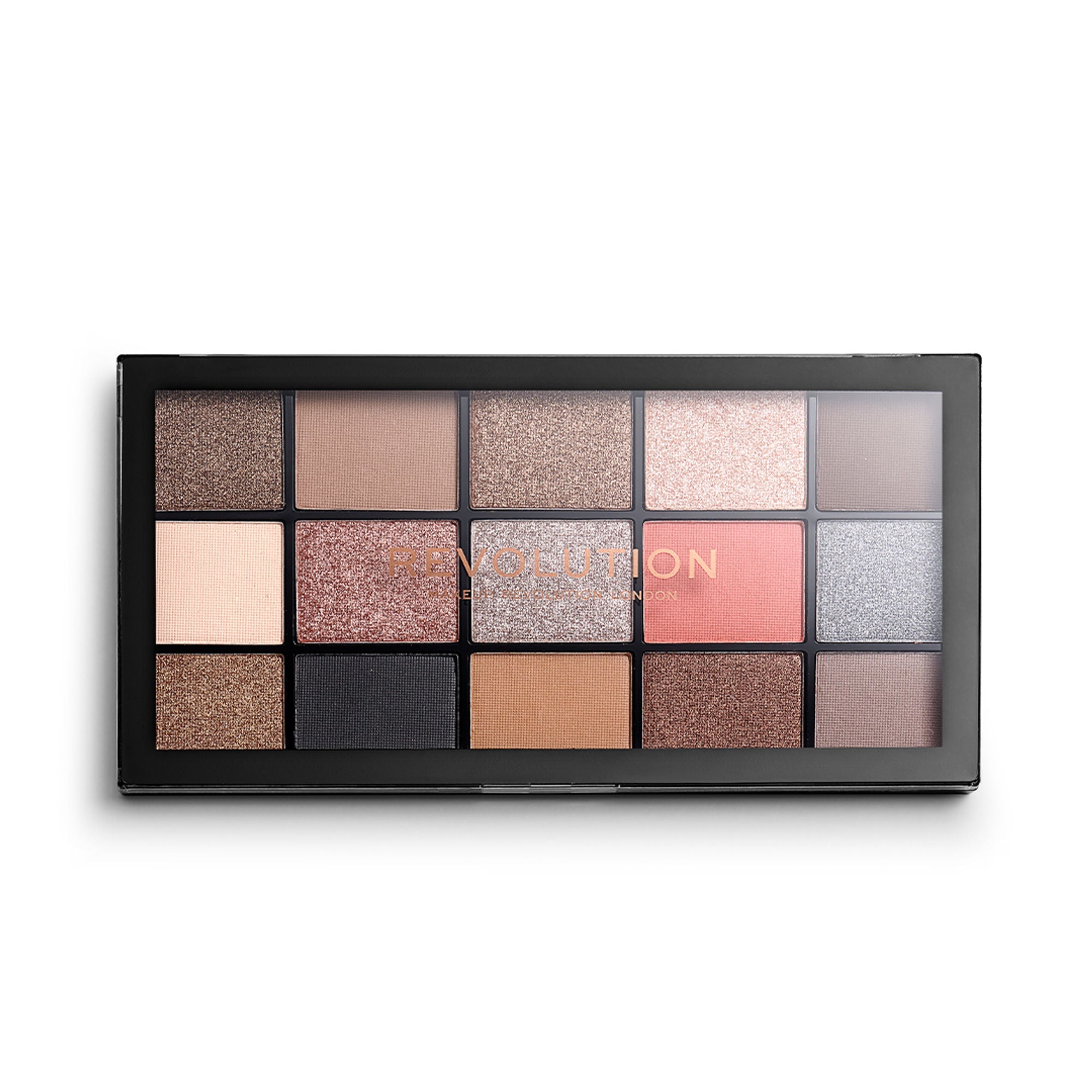 Makeup Revolution Reloaded Eyeshadow Palette 15 Smooth & Rich Shade-High Pay Off Formula - Hypnotic | Grocsy