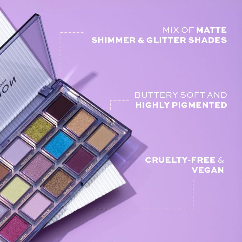 Makeup Revolution Reflective Eyeshadow Palette - Ultra Violet | Grocsy