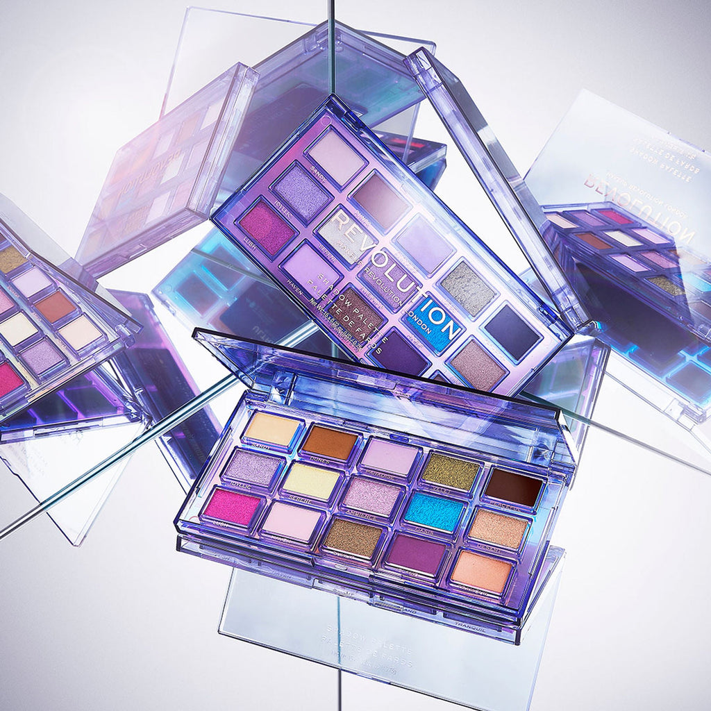 Makeup Revolution Reflective Eyeshadow Palette - Ultra Violet | Grocsy