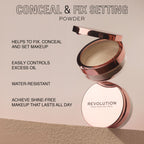 Makeup Revolution Conceal & Fix Setting Powder - Light Yellow | Grocsy
