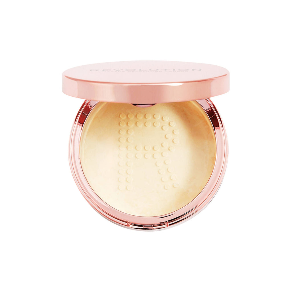 Makeup Revolution Conceal & Fix Setting Powder - Light Yellow | Grocsy