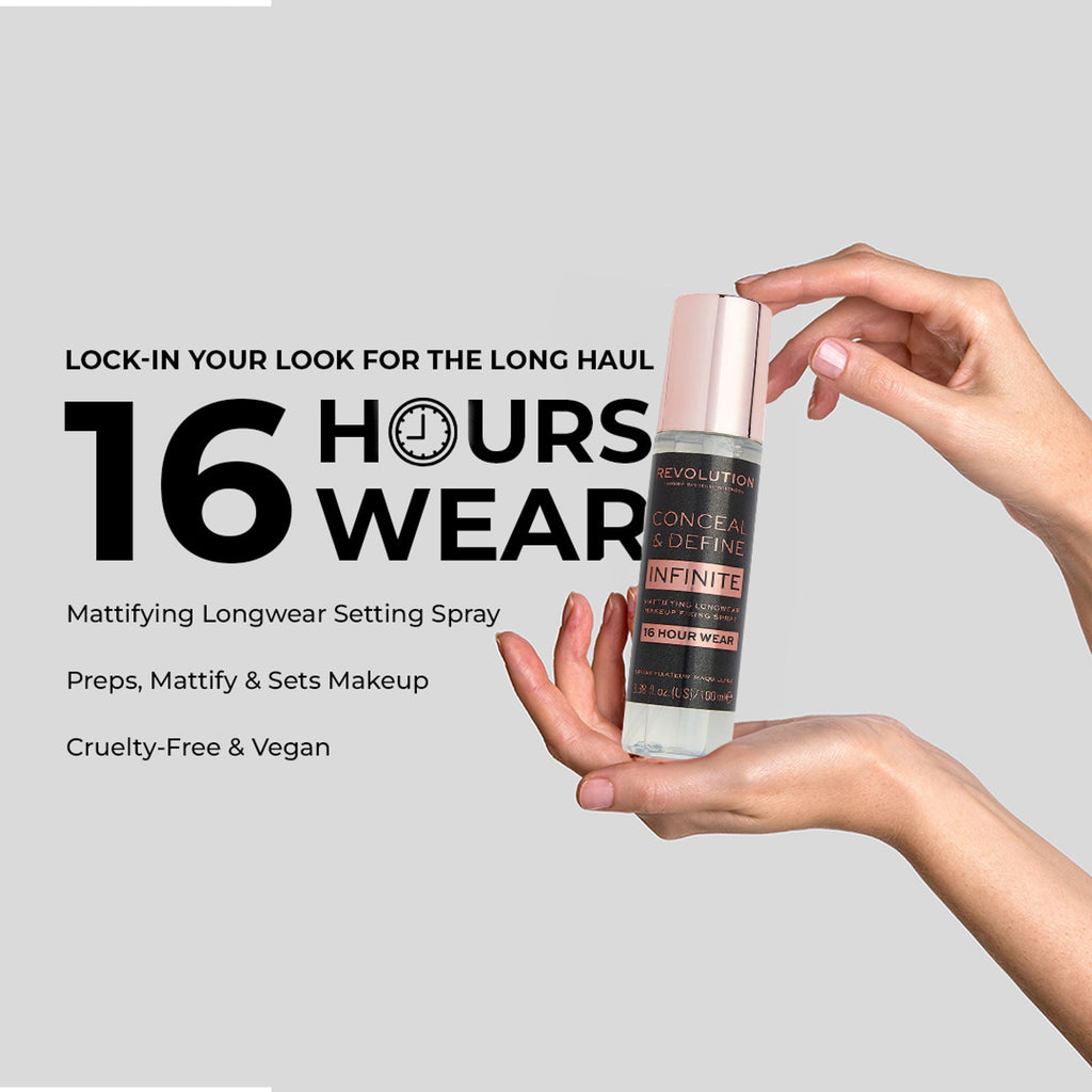 Makeup Revolution Infinite Fixing Spray | Grocsy