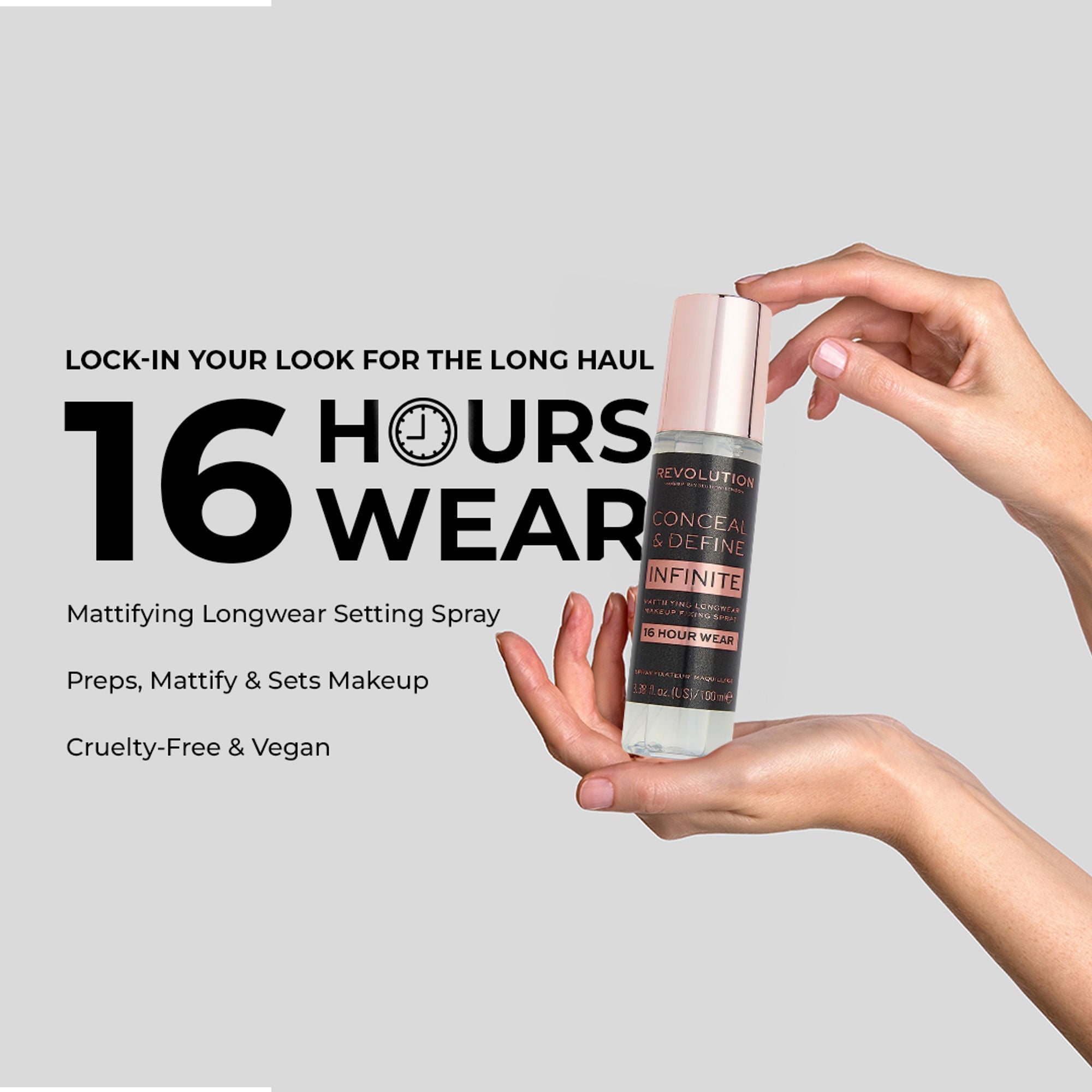 Makeup Revolution Infinite Fixing Spray | Grocsy