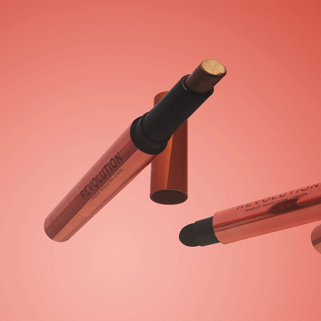 Makeup Revolution Lustre Wand Shadow Stick - Obsessed Bronze | Grocsy