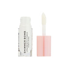 Makeup Revolution Shimmer Bomb Lipgloss-Infused With Vitamin E For Extra Nourishment - Beam Pearl | Grocsy