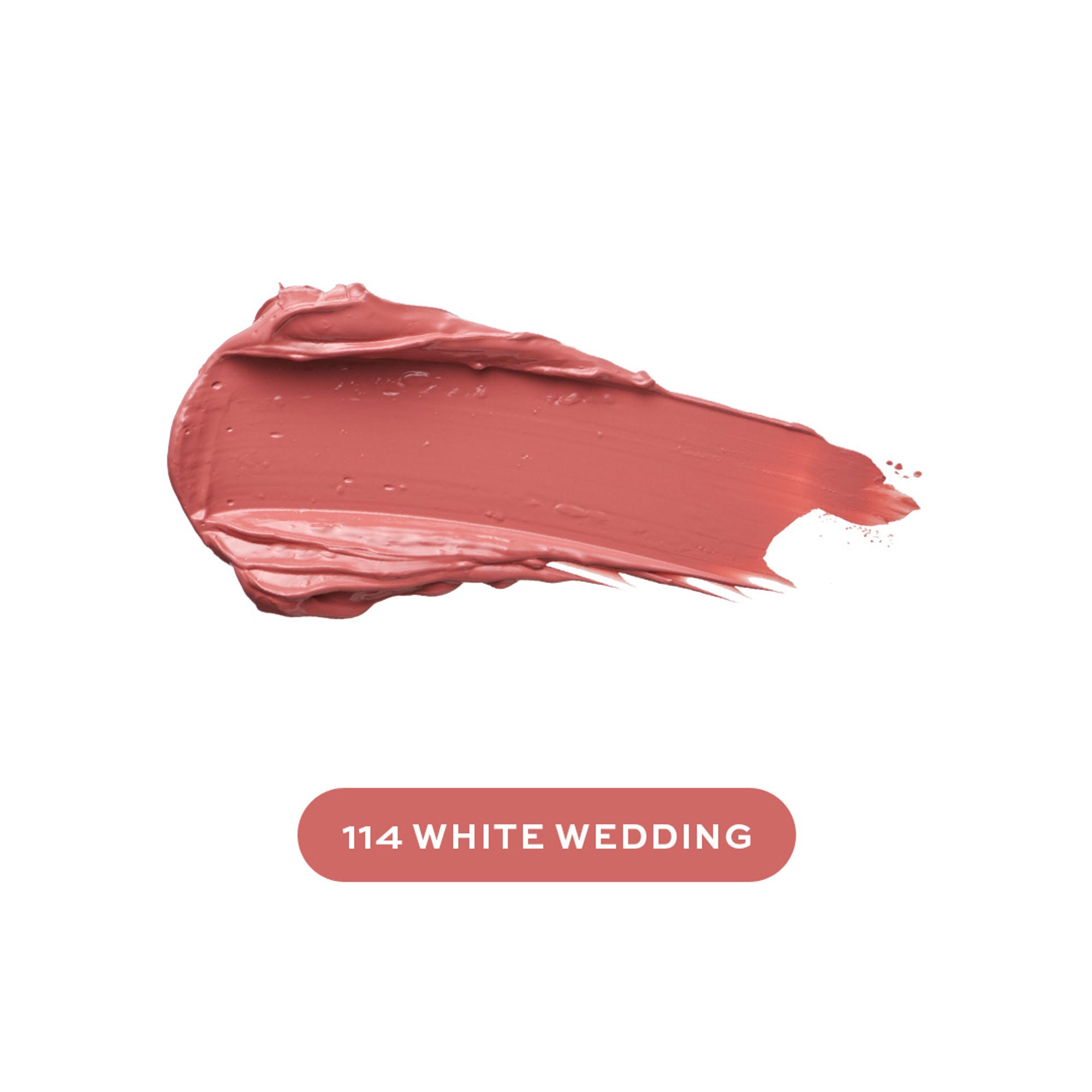 Makeup Revolution White Wedding Matte Lipstick - 114 Matte | Grocsy