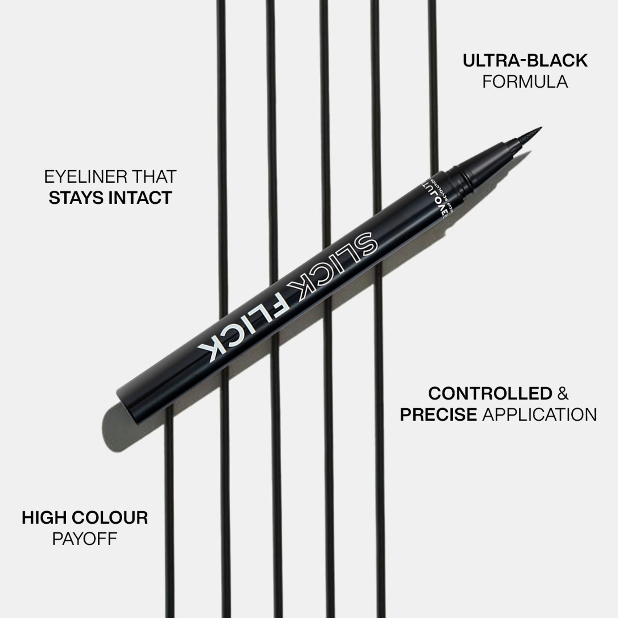 Relove Slick Flick Eyeliner Black | Grocsy