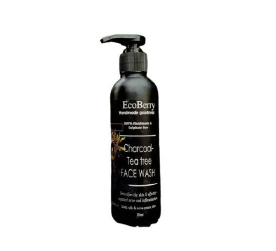 Ecoberry Handmade Charcoal - Tea Tree Face Wash | Grocsy