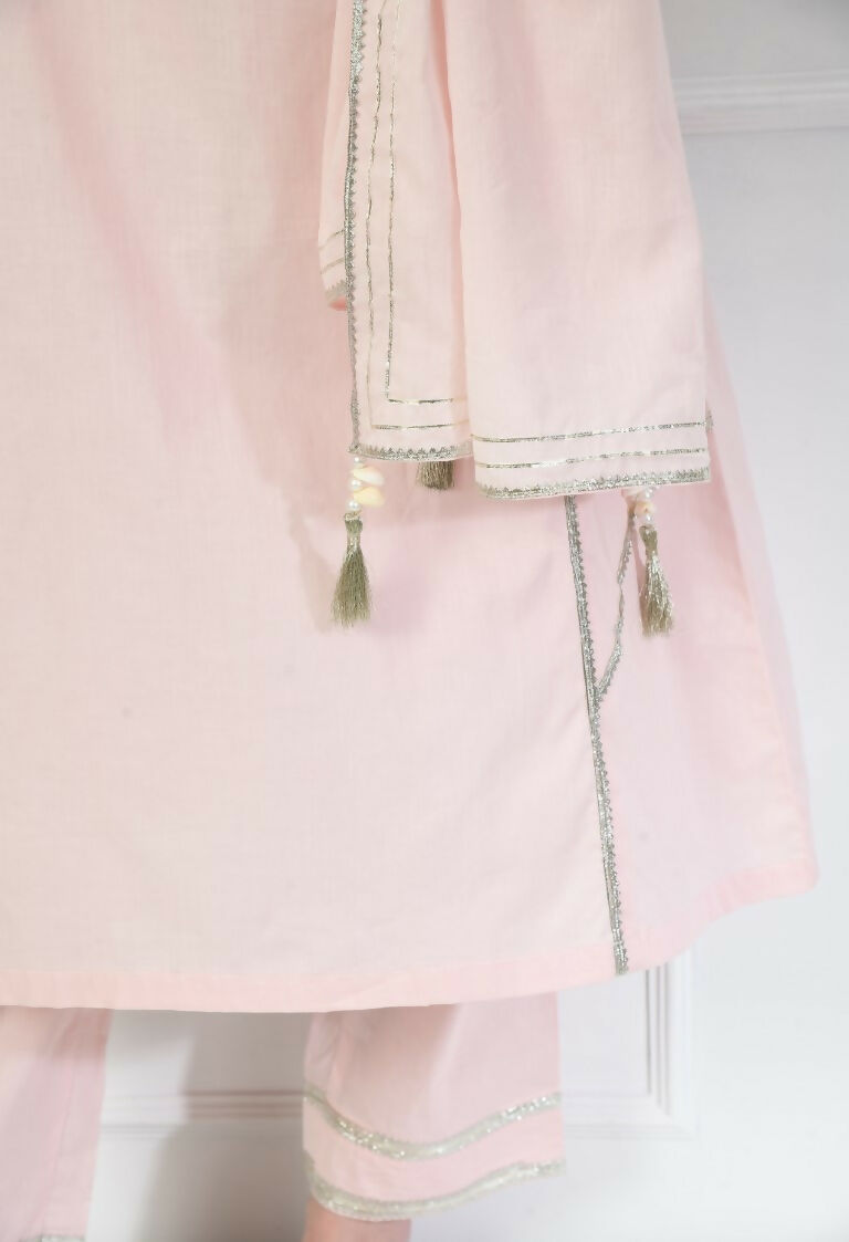 Joban Fashion Cream Cotton Kurta Set | Grocsy