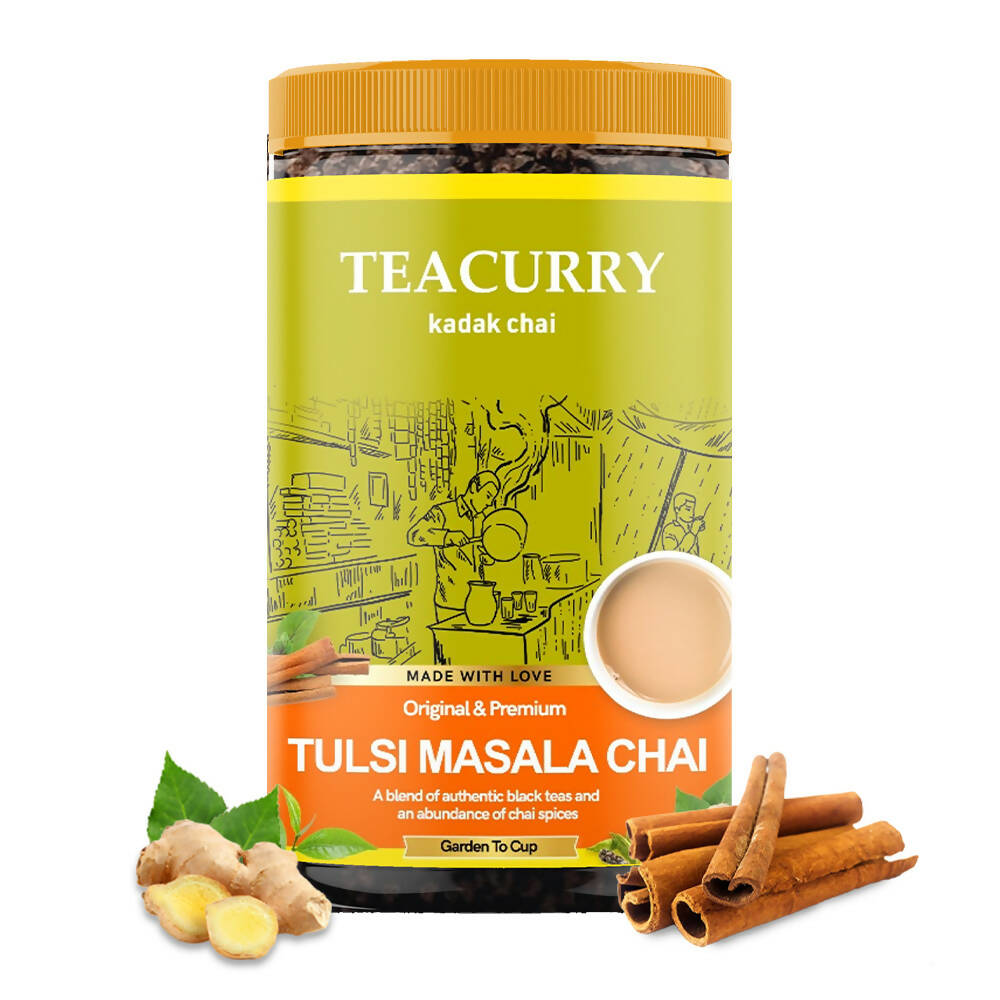 Teacurry Tulsi Masala Chai Powder | Grocsy