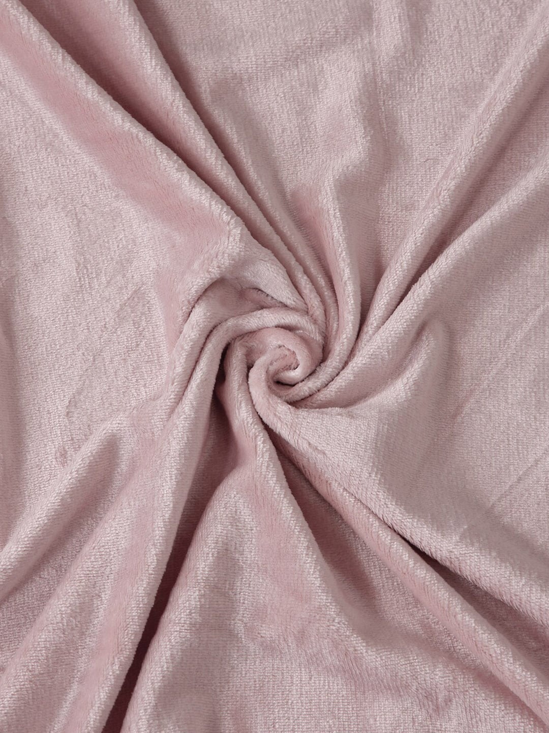 KLOTTHE Pink Woolen 300TC King Bedsheet Fitted Bedsheet With 2 Pillow Covers | Grocsy