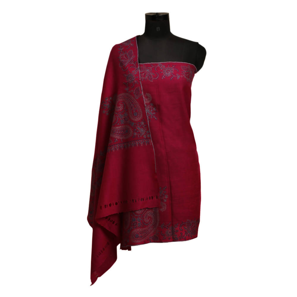 Nizalia Handmade Sozni Work Pashmina | Grocsy