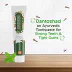 Krishna'S Herbal & Ayurveda Dantoshad Ayurvedic Toothpaste | Grocsy