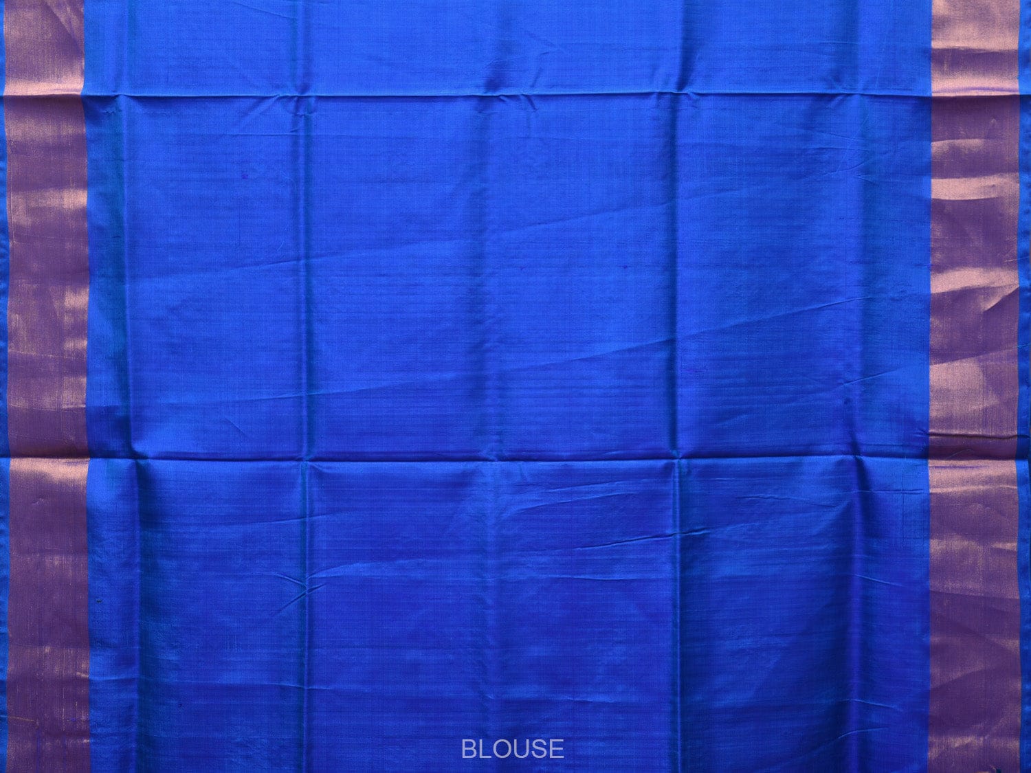 Dark Blue Uppada Silk Handloom Saree with Body Buta and Checks Design - Global Threads | Grocsy